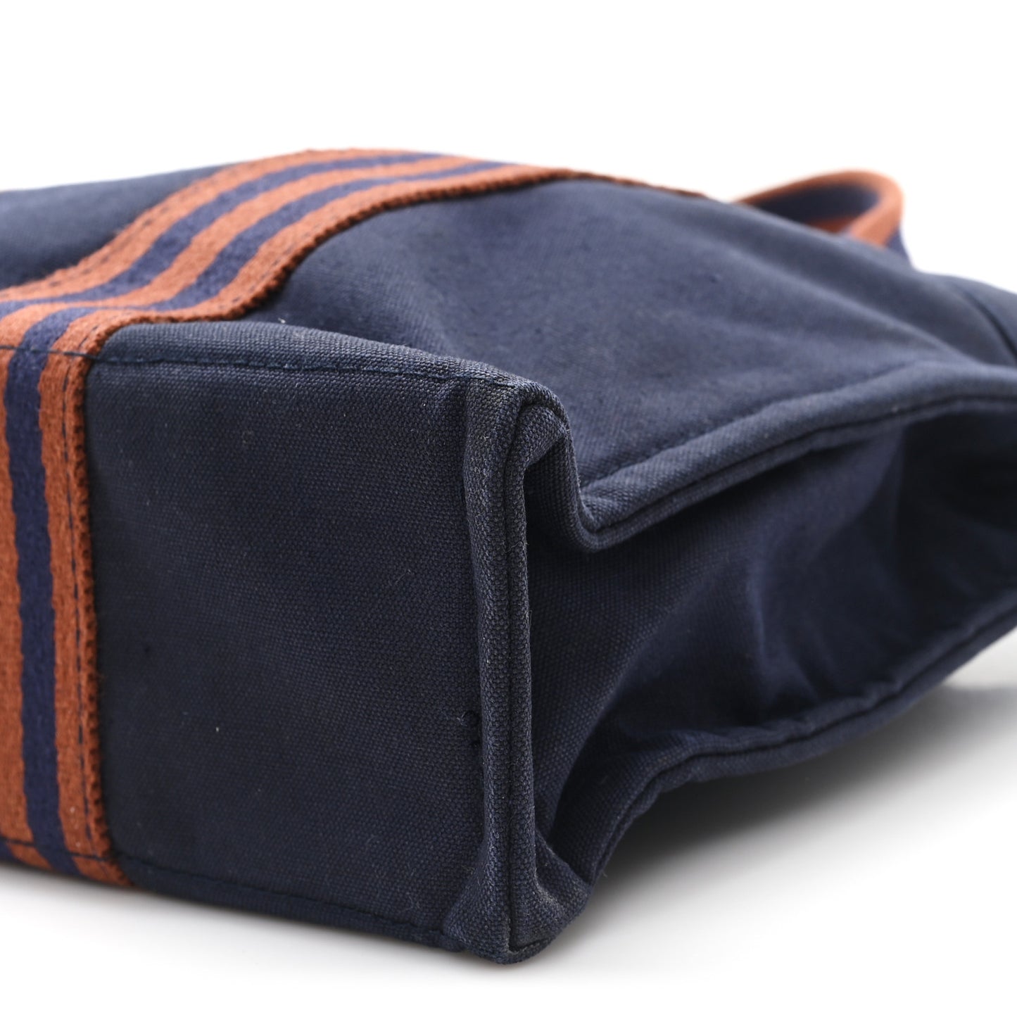 Canvas Tout Fourre PM Navy Brown