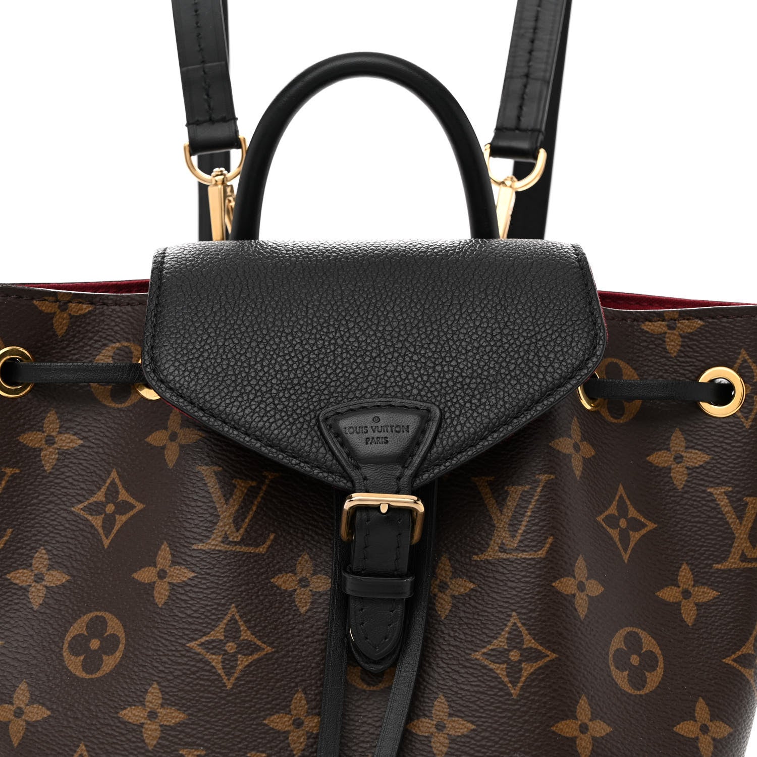 Louis Vuitton Monogram BB Montsouris NM Backpack Black 9 of 11