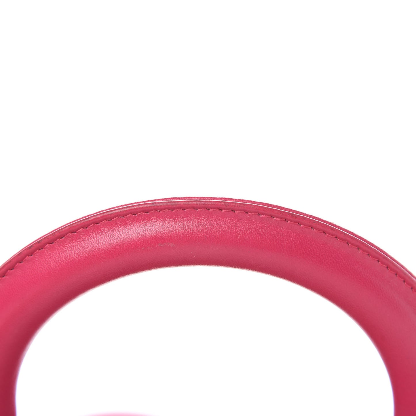 Lambskin Cannage Medium Lady Dior Fuchsia