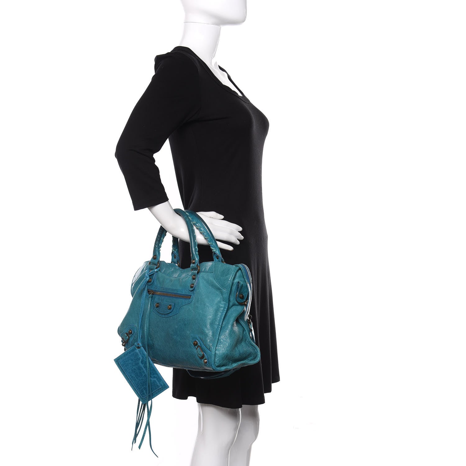 Balenciaga Agneau Classic Hardware City Lagon 2 of 15