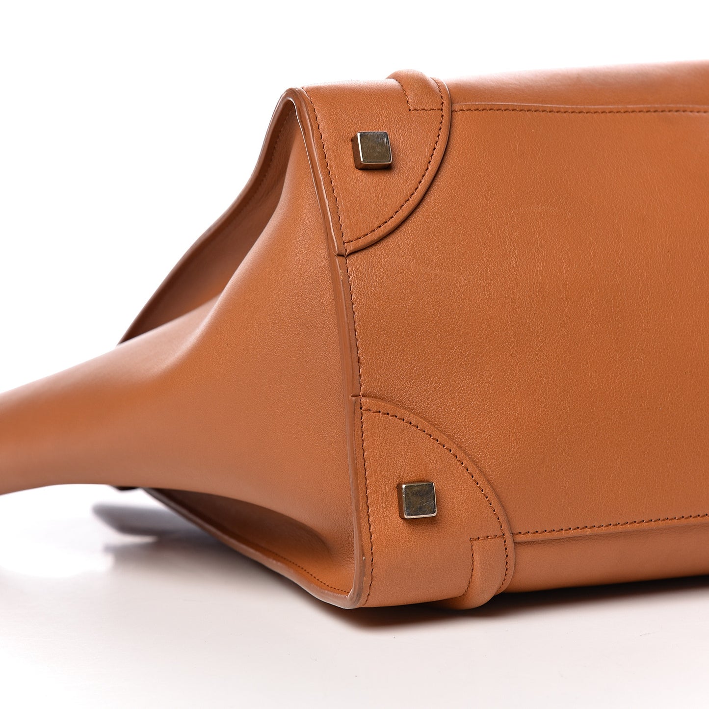 Smooth Calfskin Mini Luggage Light Copper