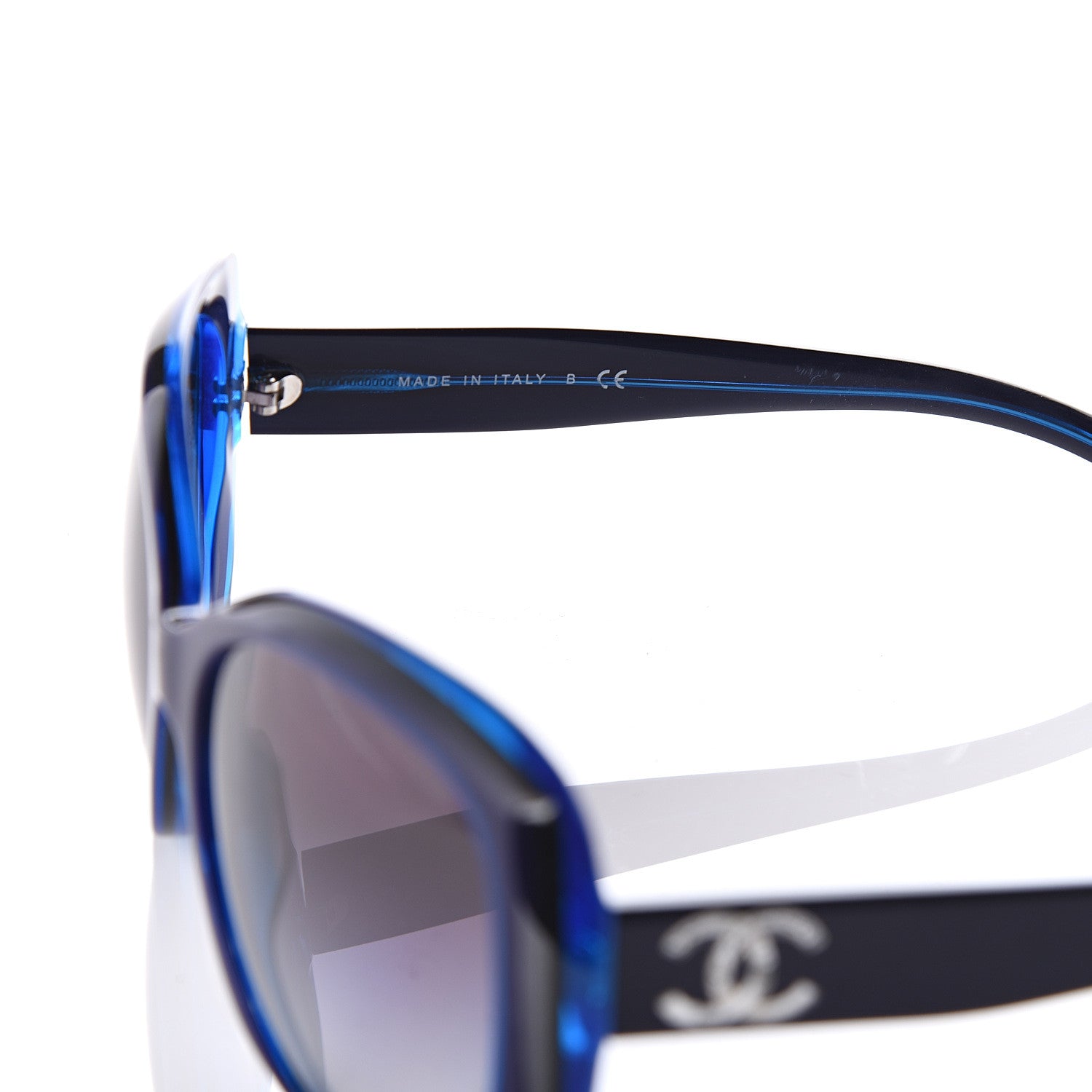 Chanel CC Sunglasses 5183 Blue 5 of 8
