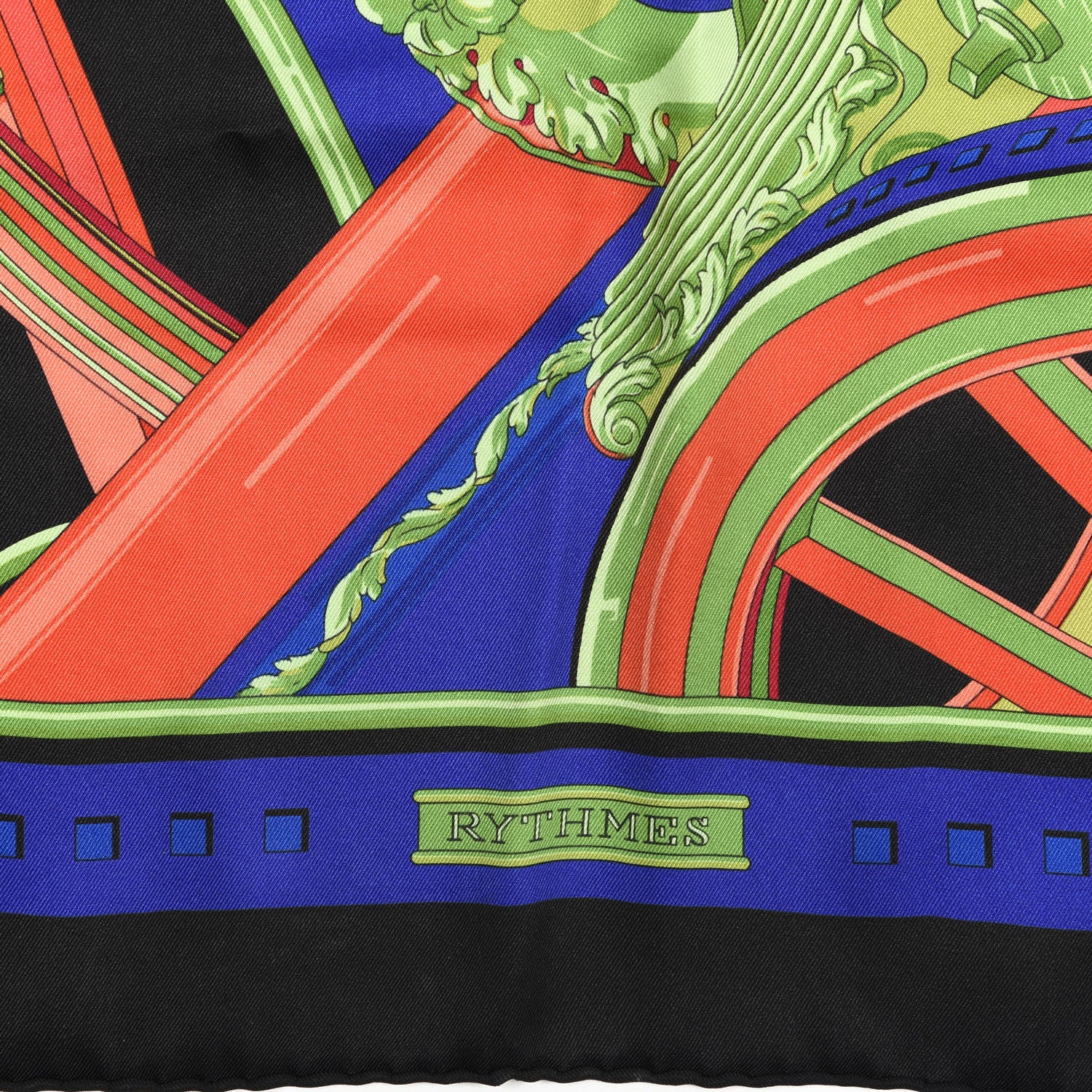 Hermes Silk Rythmes Scarf 65 2 of 6