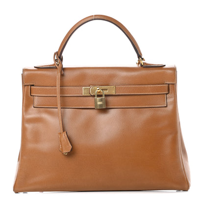 Hermes Courchevel Kelly Retourne 32 Gold 1 of 16
