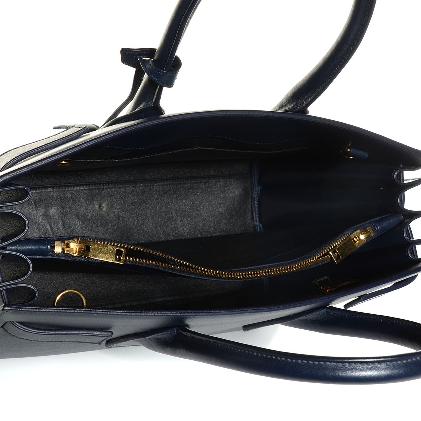 Calfskin Small Sac De Jour Navy