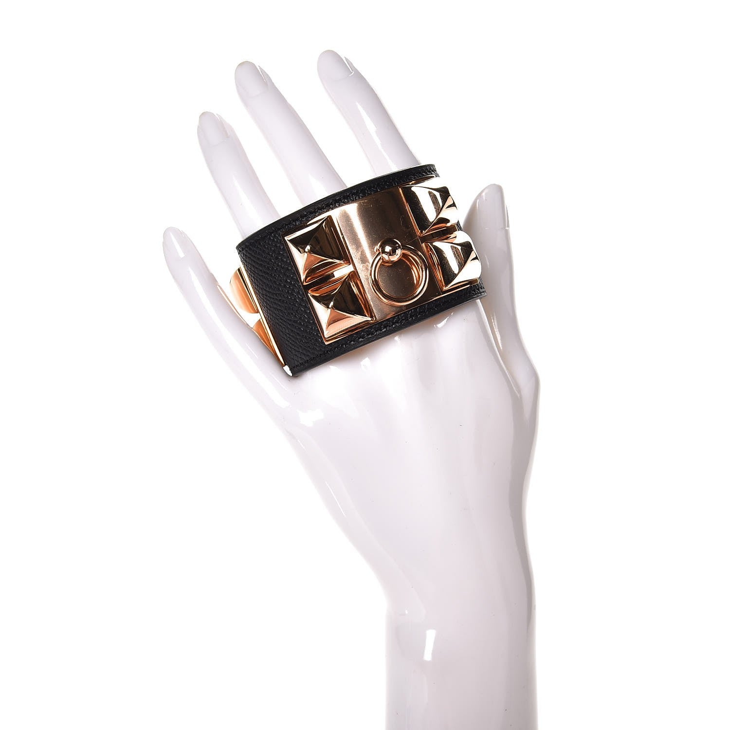 Hermes Epsom Collier de Chien CDC Bracelet S Black 2 of 7