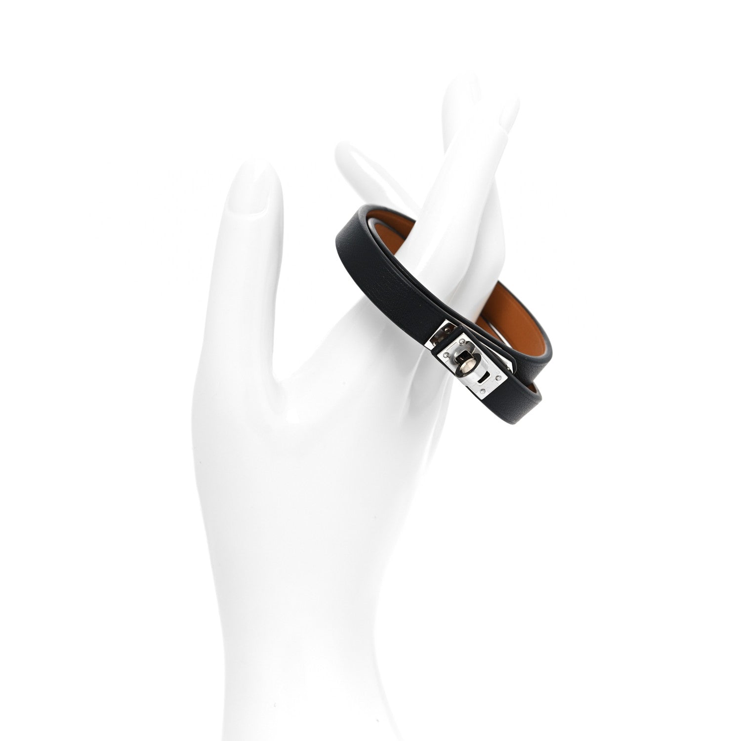 Hermes Swift Mini Kelly Double Tour Bracelet T3 Black 2 of 6