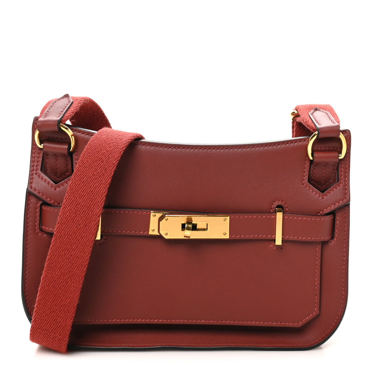 Hermes Swift Mini Jypsiere Rouge H 1 of 10