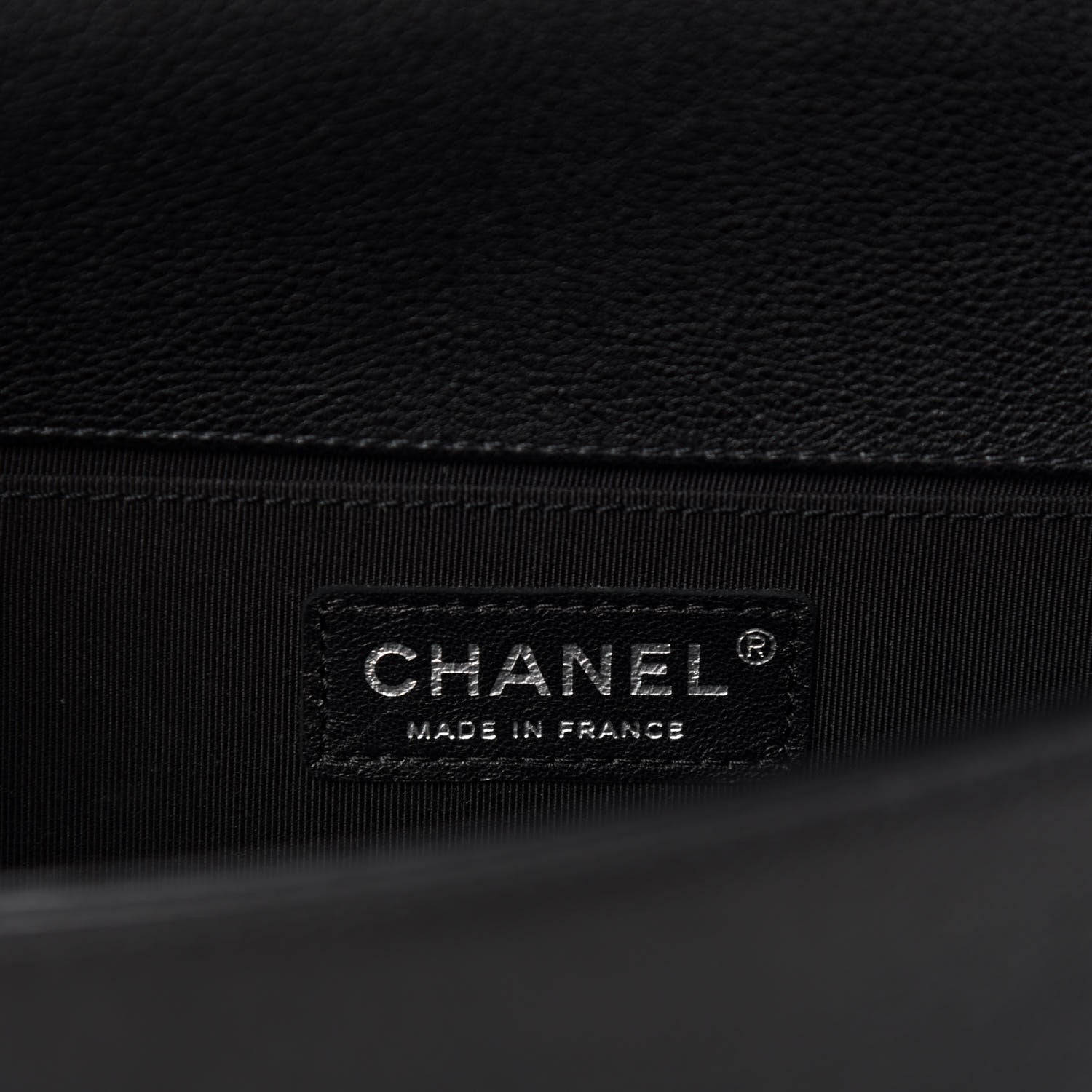 Chanel Calfskin Quilted Medium Boy Flap Black 9 of 12