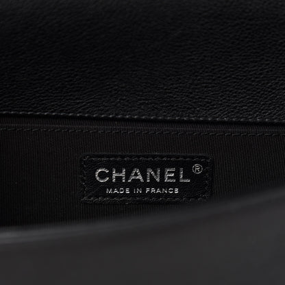Chanel Calfskin Quilted Medium Boy Flap Black 9 of 12