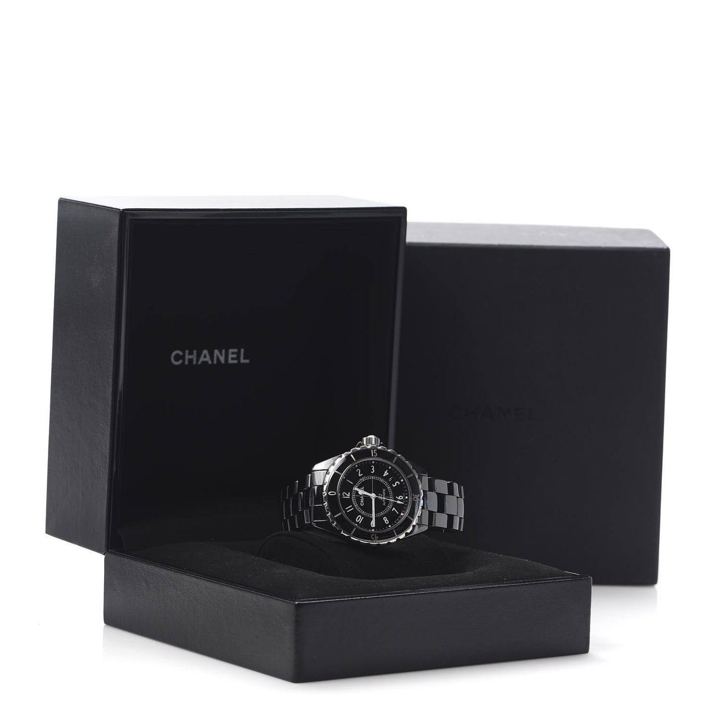 Stainless Steel Ceramic 41mm J12 Automatic Watch Black