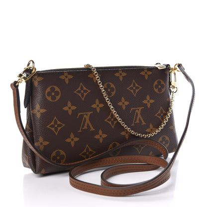 Louis Vuitton Monogram Pallas Clutch Black 3 of 11