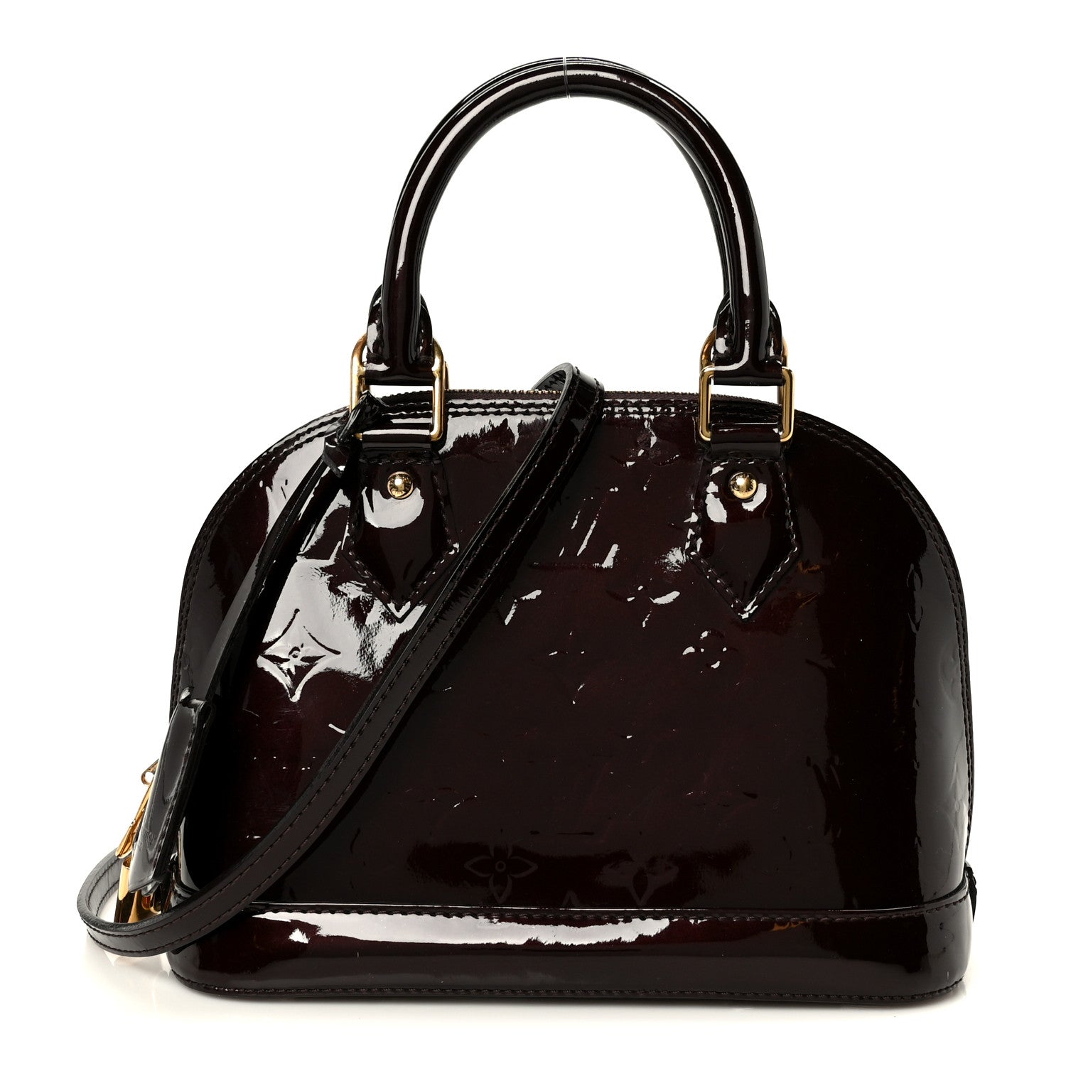 Louis Vuitton Vernis Alma BB Amarante 1 of 10