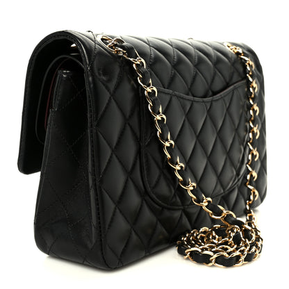 Chanel Lambskin Quilted Small Double Flap Black 5 of 23