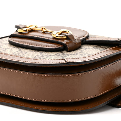 Gucci GG Supreme Monogram Horsebit 1955 Belt Bag Beige Brown Sugar 8 of 10
