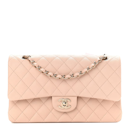 Chanel Caviar Quilted Medium Double Flap Light Beige 1 of 11