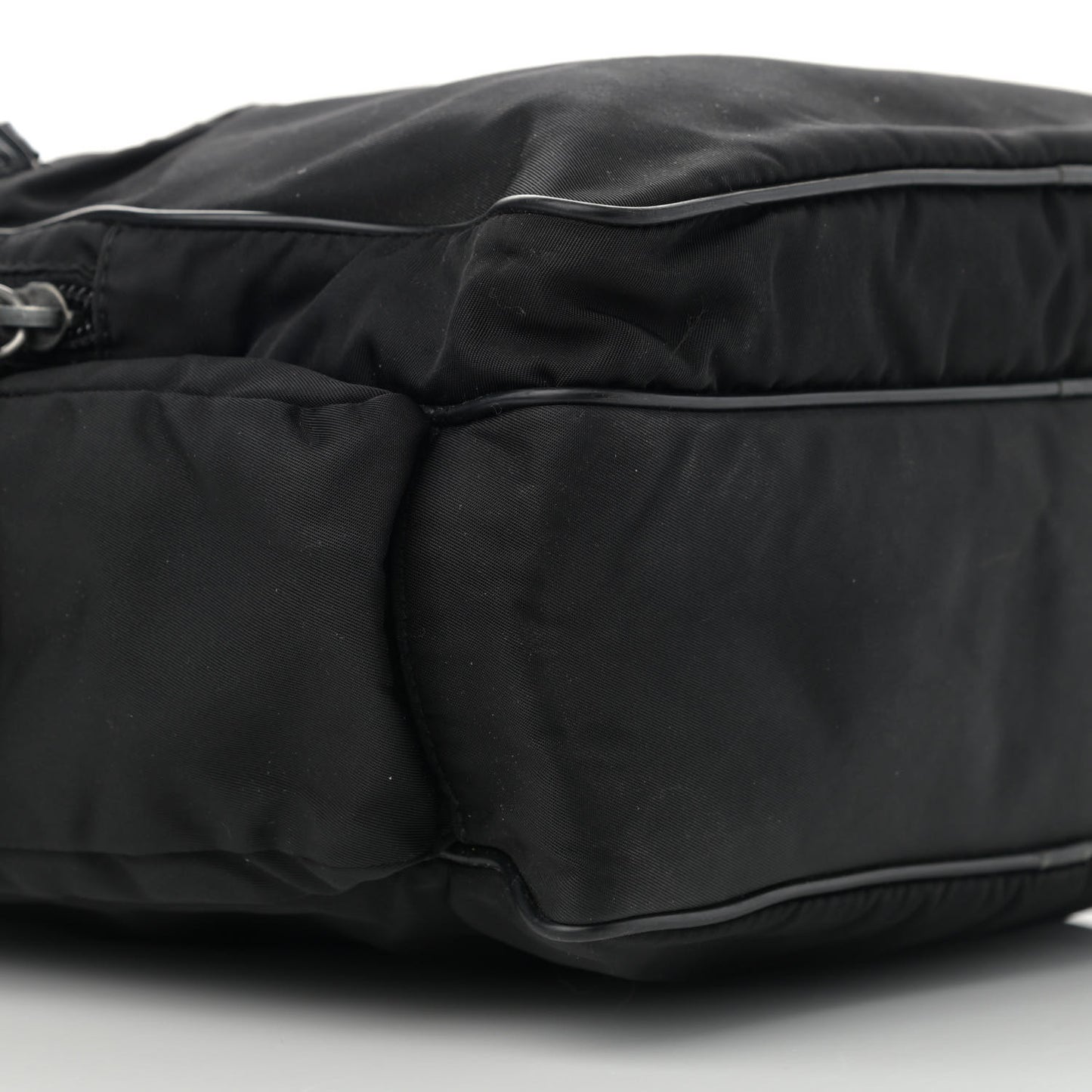 Tessuto Nylon Crossbody Bag Black