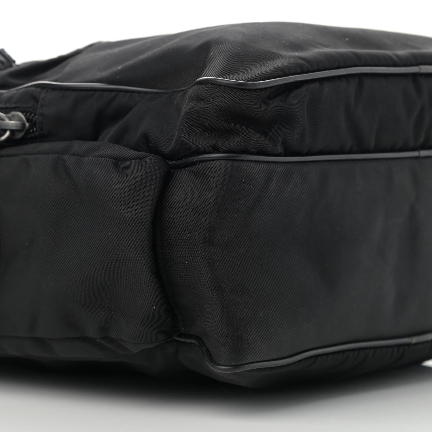 Prada Tessuto Nylon Crossbody Bag Black 8 of 12