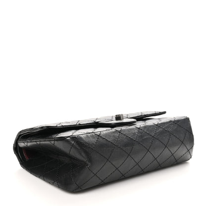 Chanel Aged Calfskin Quilted 2.55 Reissue 225 Flap Black 4 of 11