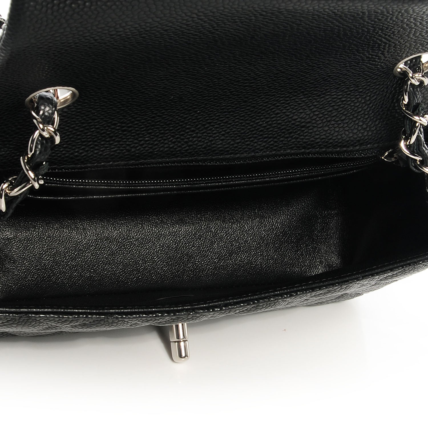 Chanel Caviar Quilted Mini Flap Bag Black 7 of 9