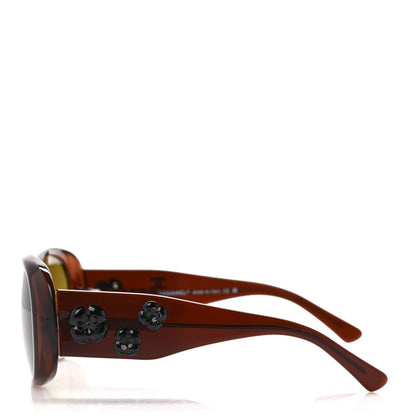 Chanel Camellia CC Sunglasses 5113 Brown 3 of 9