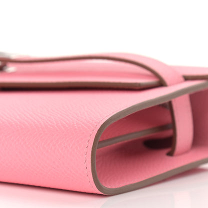 Hermes Epsom Kelly Wallet To Go Rose Confetti 9 of 9