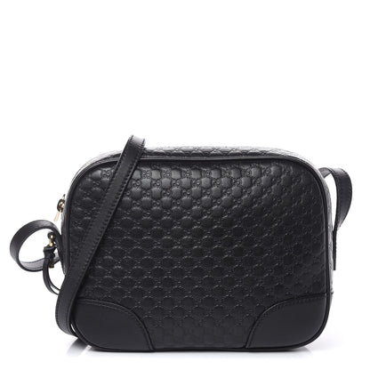 Gucci Microguccissima Mini Bree Messenger Bag Black 1 of 10