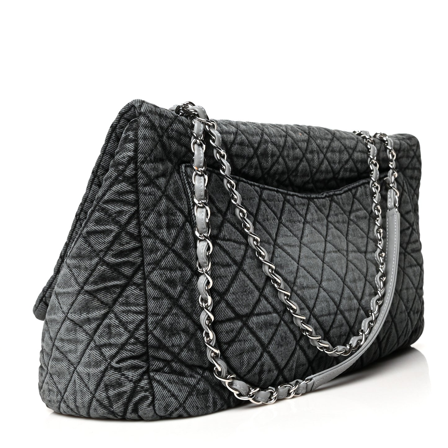 Denim Quilted Denimpression XXL Flap Grey Black