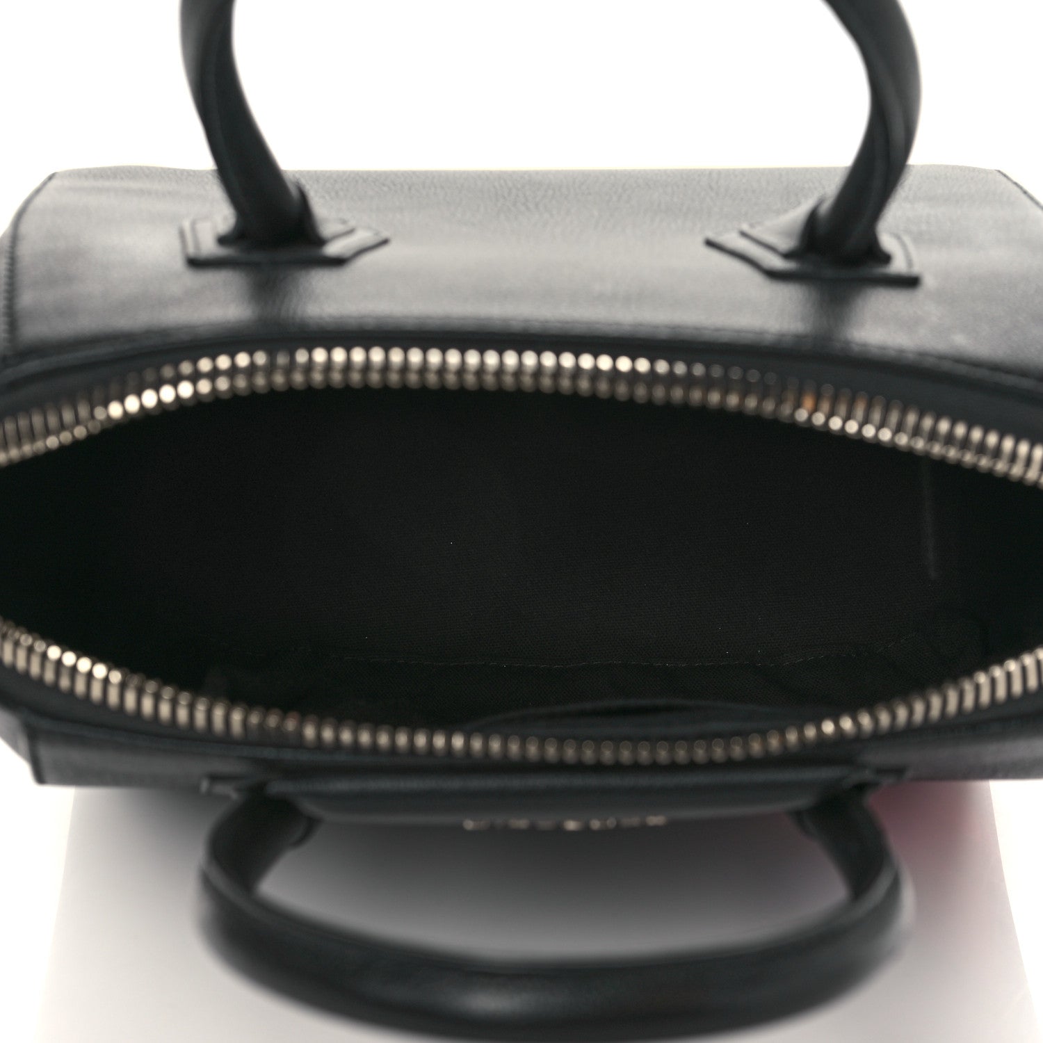 Givenchy Sugar Goatskin Striped Small Antigona Black Red 5 of 7