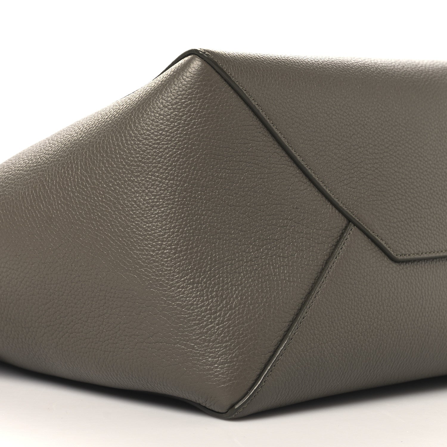 Celine Soft Grained Calfskin Small Belt Cabas Phantom Taupe 9 of 10