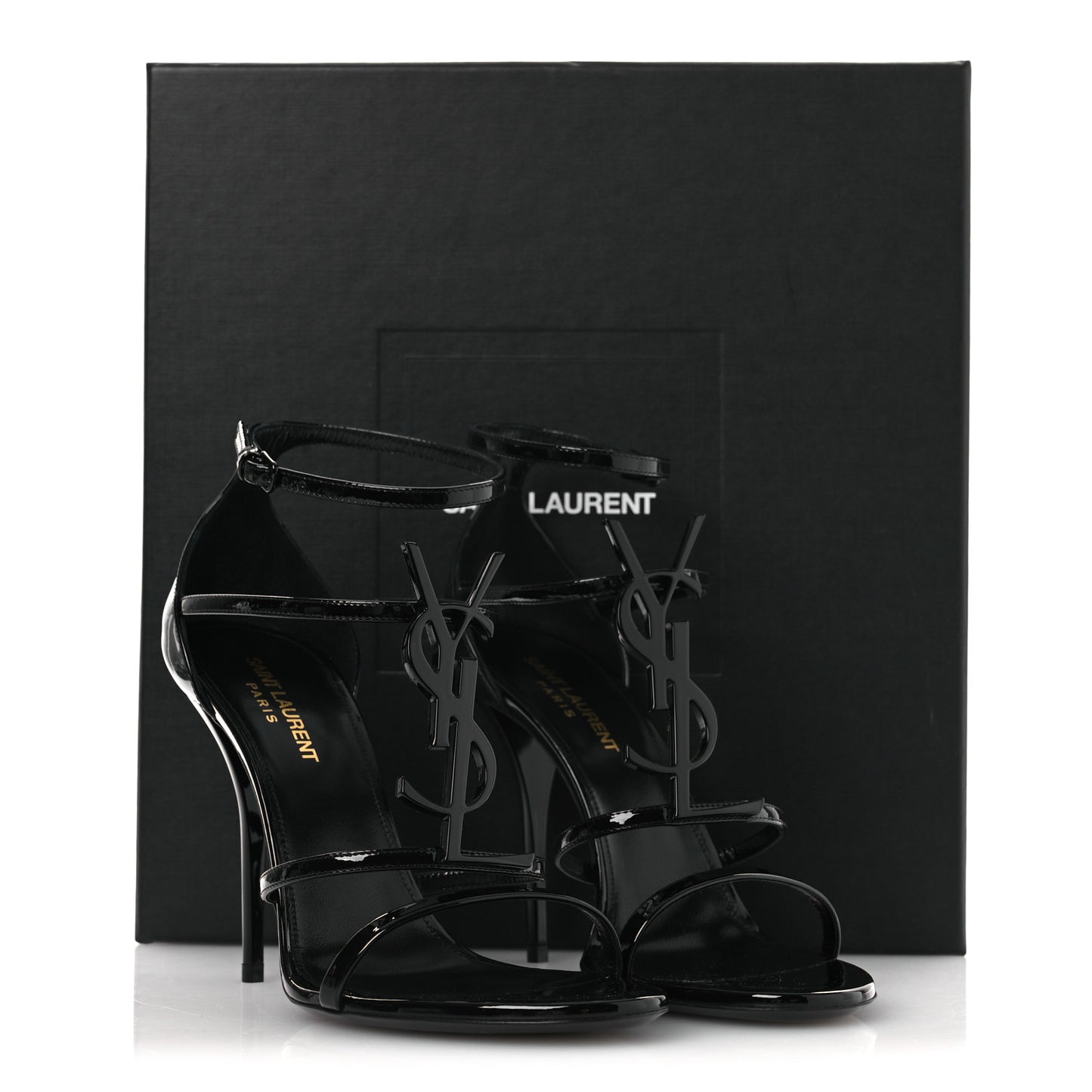 Vernice Chiffon 100 Ankle Strap Sandals 39.5 Black