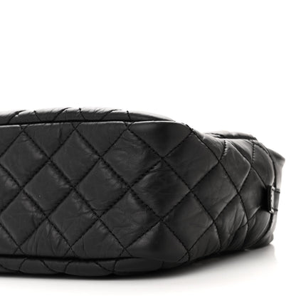 Chanel Aged Calfskin Quilted Medium Reissue Camera Case Black 10 of 10