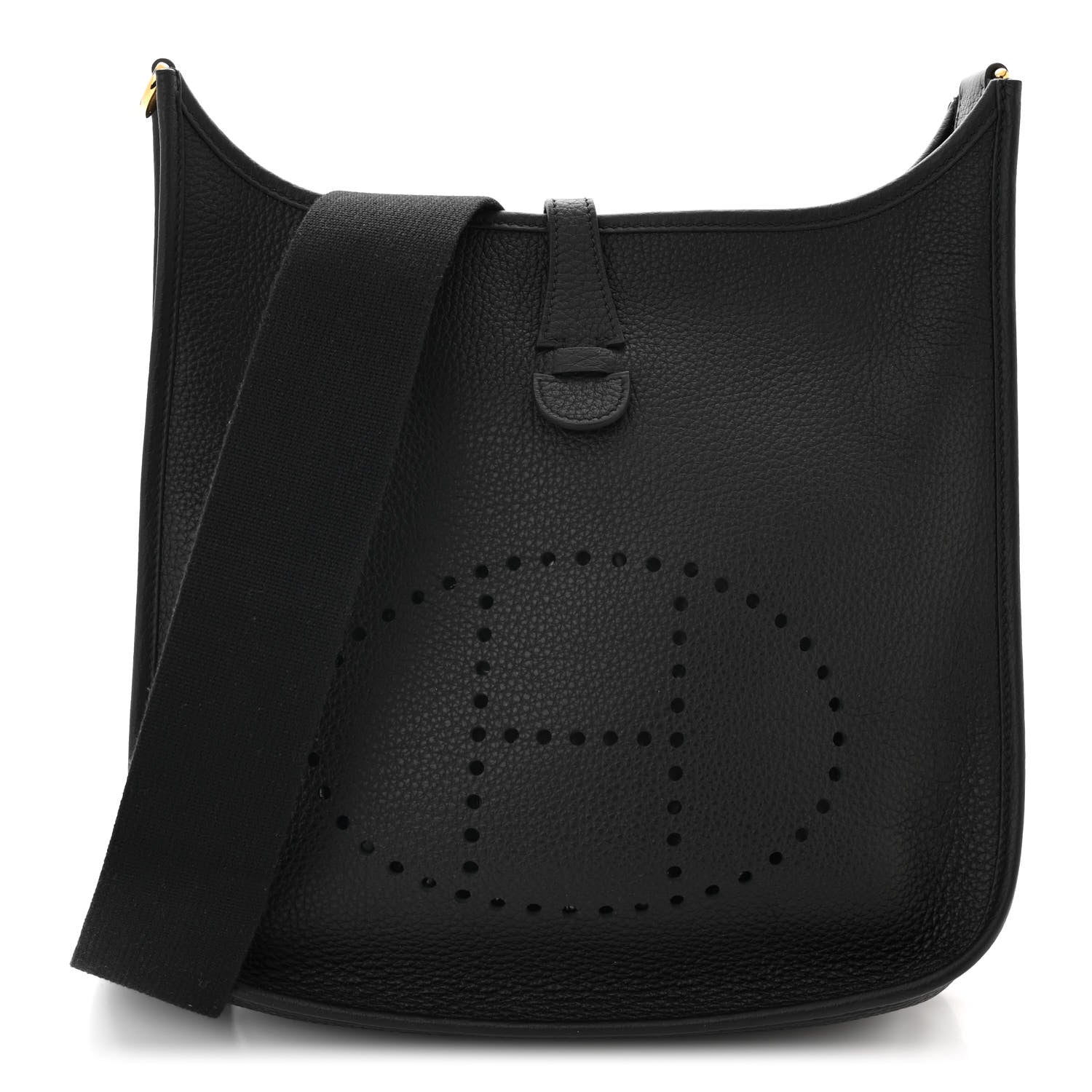 Hermes Taurillon Clemence Evelyne III PM Black 1 of 11