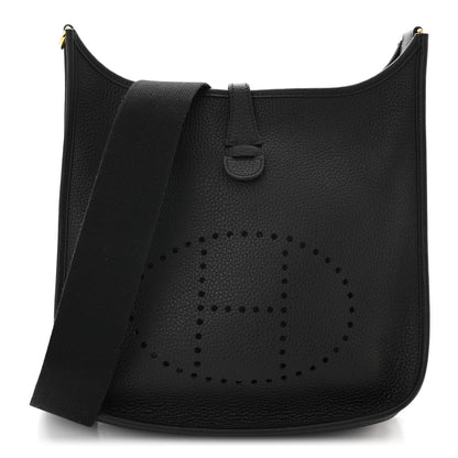 Hermes Taurillon Clemence Evelyne III PM Black 1 of 11