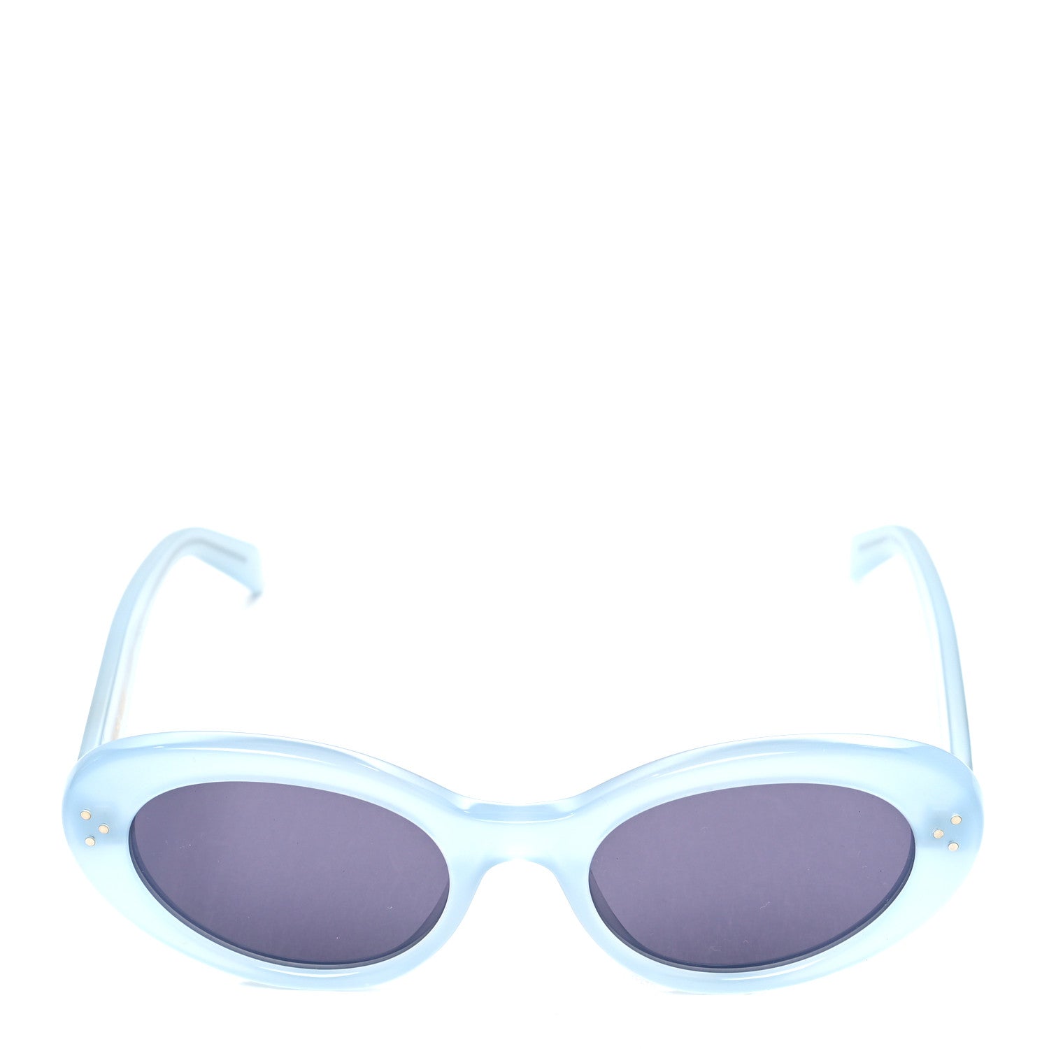 Celine Acetate Cat Eye Sunglasses CL401931 Light Blue 2 of 7