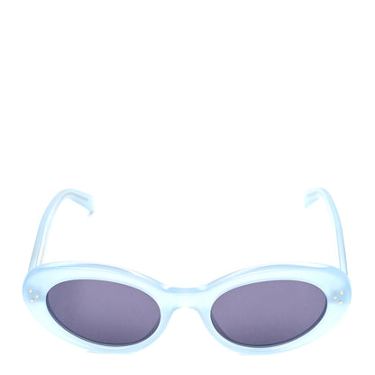 Celine Acetate Cat Eye Sunglasses CL401931 Light Blue 2 of 7