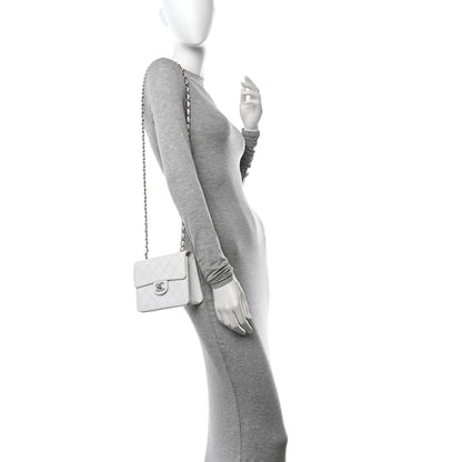 Chanel Caviar Quilted Mini Square Flap White 2 of 13