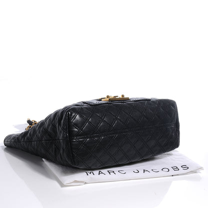 Marc Jacobs Leather Quilted Astor Shoulder Bag Black 8 of 26