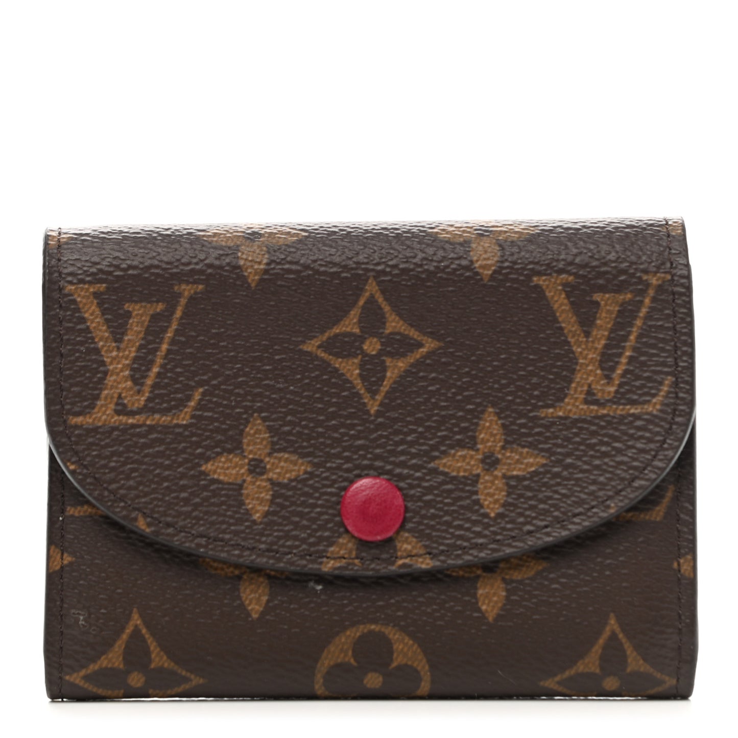 Monogram Rosalie Coin Purse Fuchsia