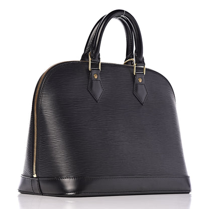 Louis Vuitton Epi Alma PM Black 3 of 15