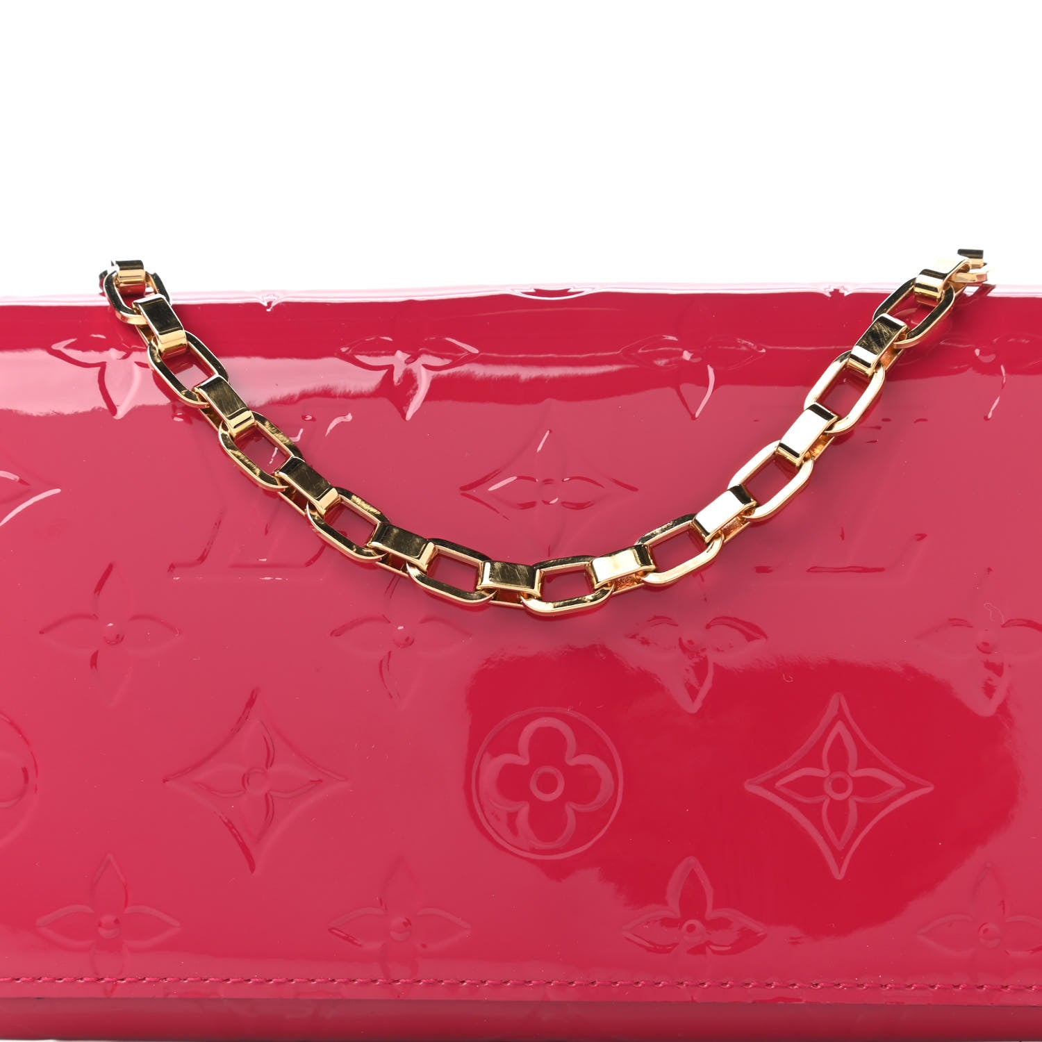 Louis Vuitton Vernis Chaine Wallet Rose Indien 10 of 10