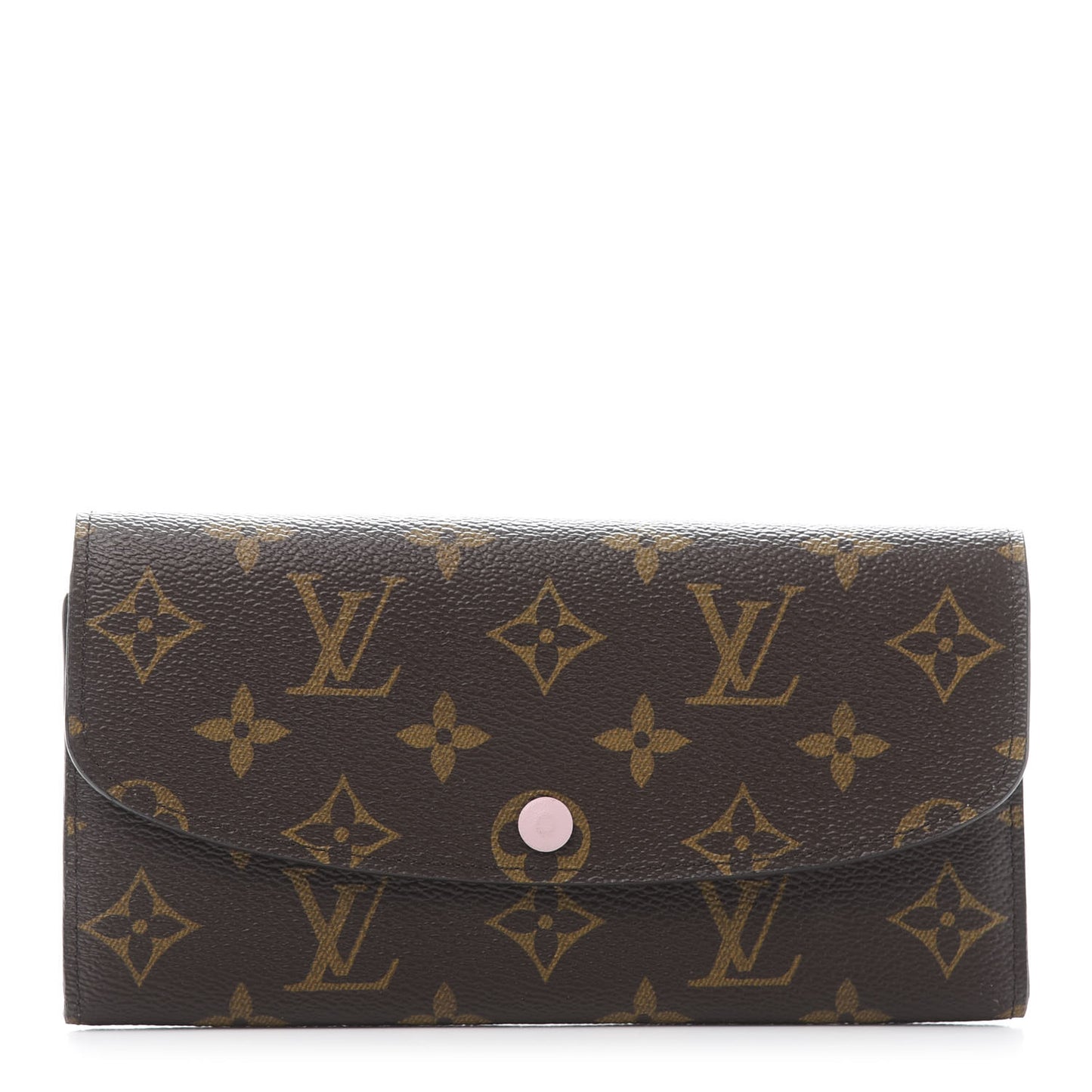 Monogram Emilie Wallet Rose Ballerine
