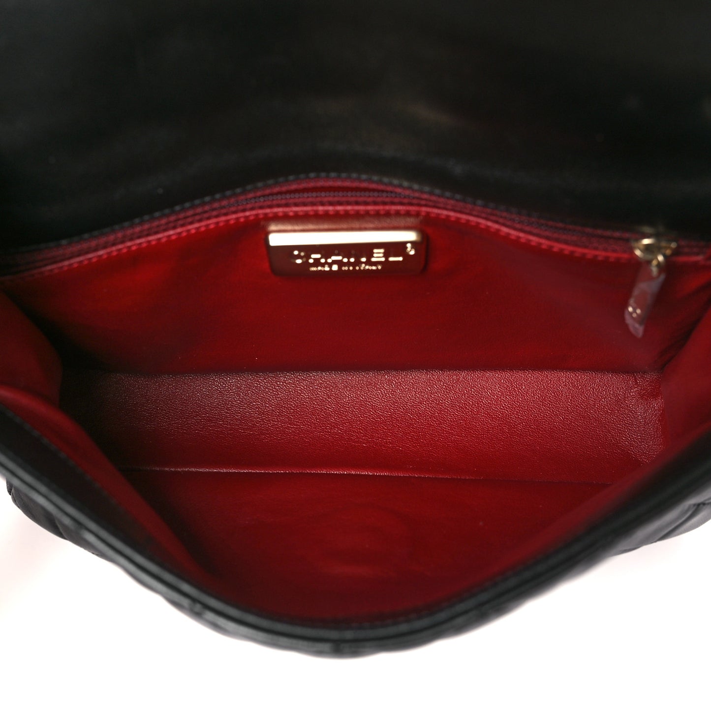 Lambskin Quilted Medium Westminster Pearl Flap Black
