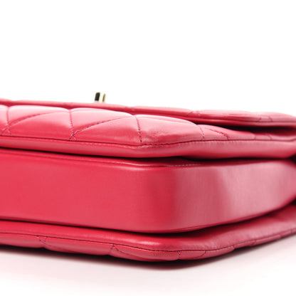 Chanel Lambskin Quilted Small Trendy CC Flap Dual Handle Bag Pink 8 of 12