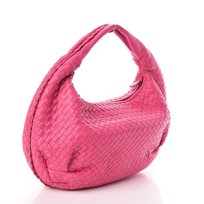 Bottega Veneta Nappa Intrecciato Medium Belly Veneta Hobo Rosa Shock 3 of 9