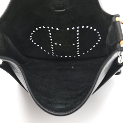 Hermes Taurillon Clemence Evelyne III PM Black 5 of 10