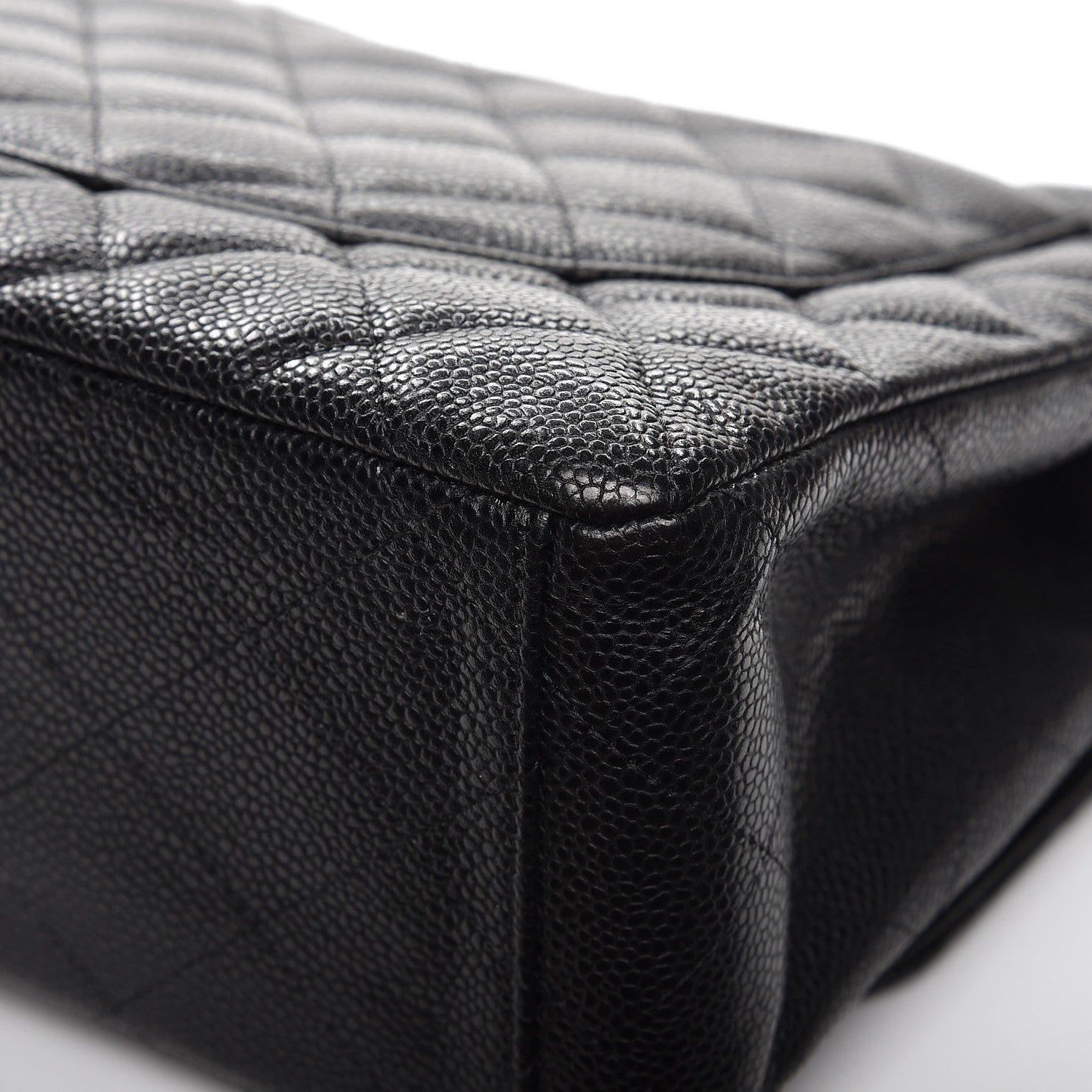 Chanel Caviar Quilted Maxi Single Flap Black 11 of 12