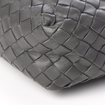 Bottega Veneta Nappa Intrecciato Small Camera Bag New Light Grey 9 of 11