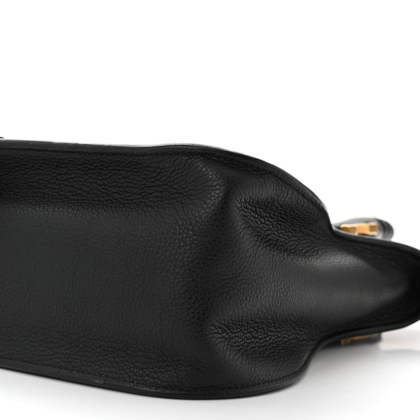 Calfskin Braided Medium Marcie Double Carry Black