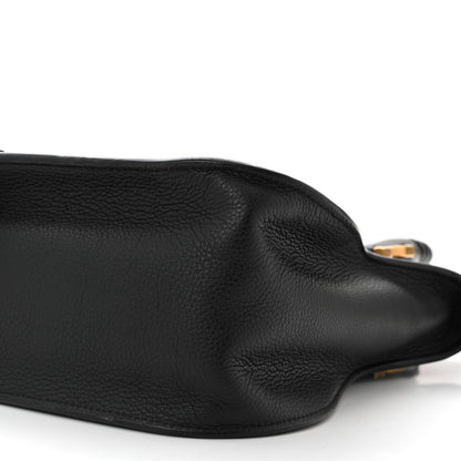 Chloe Calfskin Braided Medium Marcie Double Carry Black 10 of 10